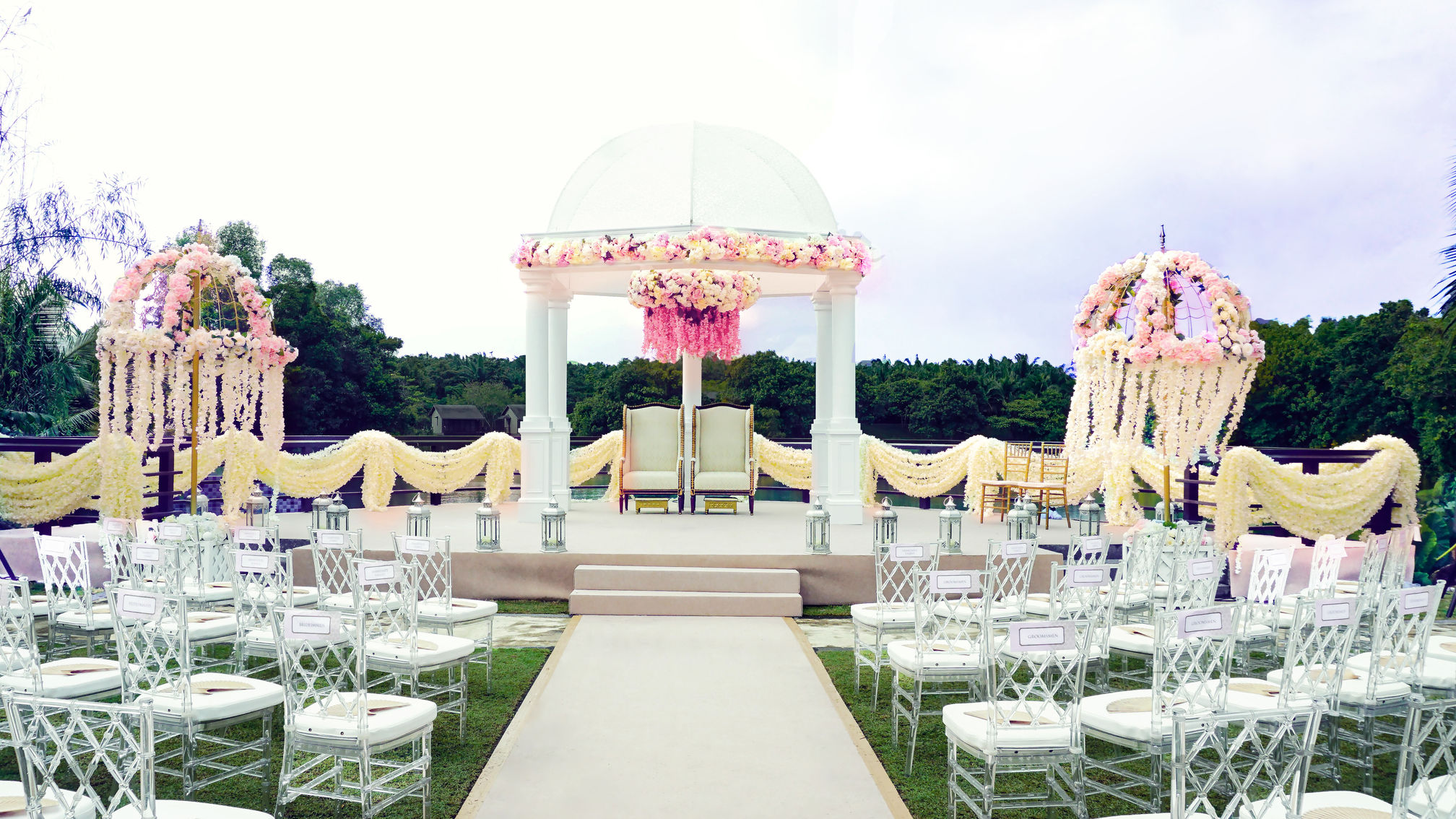 Out Door Decoration @ Shekar X Angie @ Mangala Resort Gambang